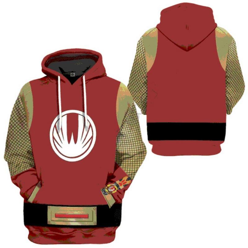 Wind 3D Digital Tattoo Gedrucktes Oberteil Haar Lässig Herren Langarm-Kapuzenpullover