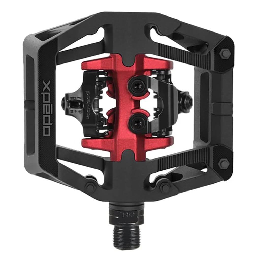 

XPEDO Bicycle Pedals GFX NEO Left and Right Set Mountain Bike Road Bike Binding SPD Pedals Chromoly Spindle Red XGF03NC0RD