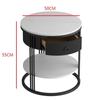 Living Room Furniture Bedside Table Nordic Balcony Storage Cabinet Simple Modern Bedroom Round Endtables Hotel Porch Nightstands