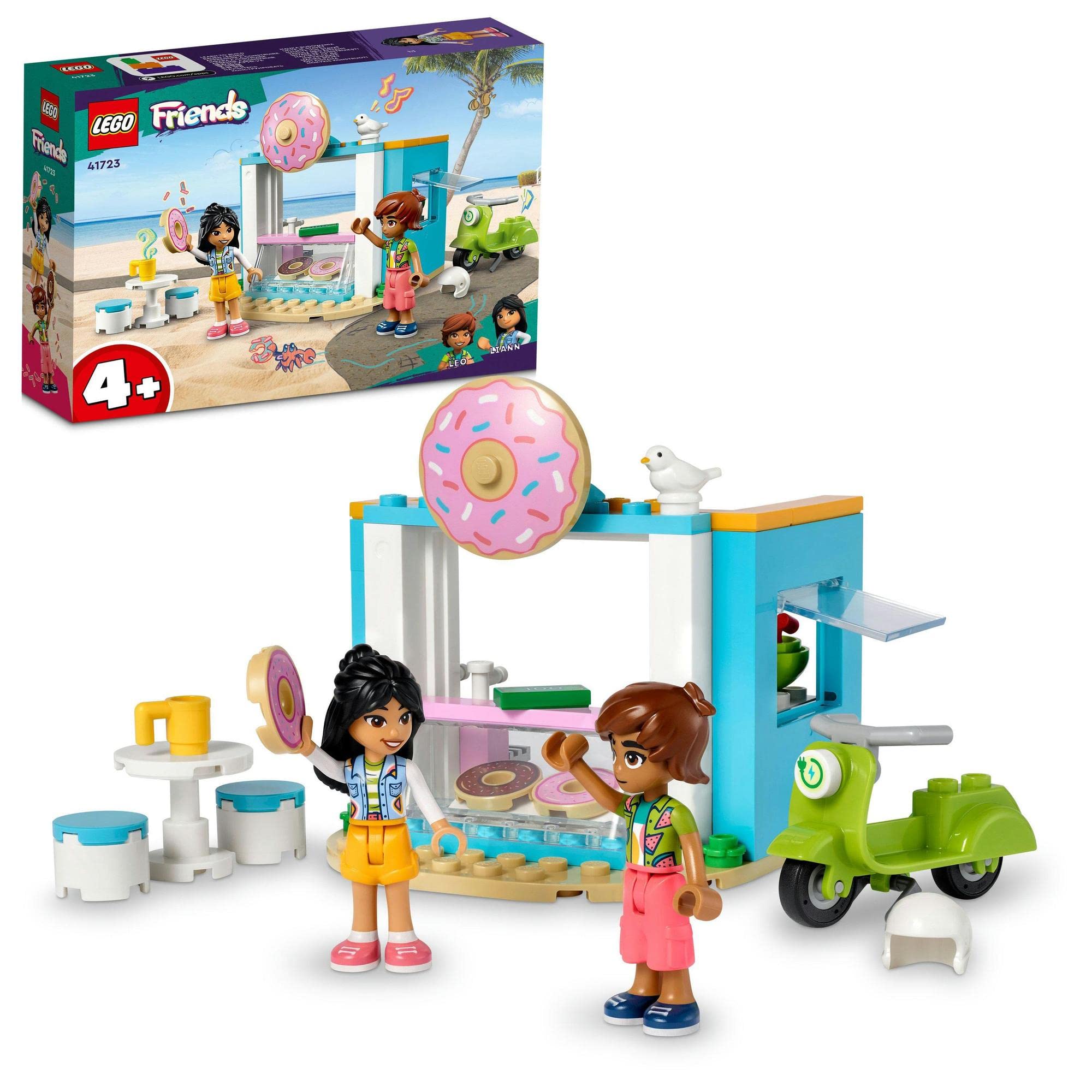 

LEGO Friends Donut Shop 41723 Toy, Building Blocks, Pretend Play Gift for Girls, Ages 4 and Up