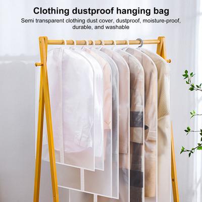 Staubschutzhülle für Kleidung, transparent, mit Haken zum Aufhängen, Reißverschluss, feuchtigkeitsbeständig, staubdicht, große Kapazität, Aufbewahrungstasche für Hüte, Schals und Mäntel, Schutztasche