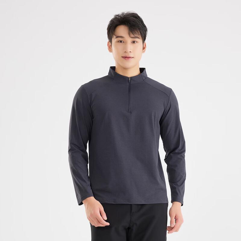 Vepeal Couple's Fashion Stand-Collar Long-Sleeve T-Shirt