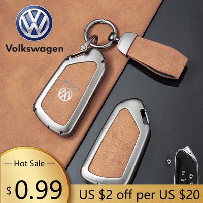 Para VOLKSWAGEN VW Liga de Zinco Capa Protetora Completa para Chaveiro Inteligente de Carro para VW Volkswagen ID.3 ID.4 Golf 8 2022 20