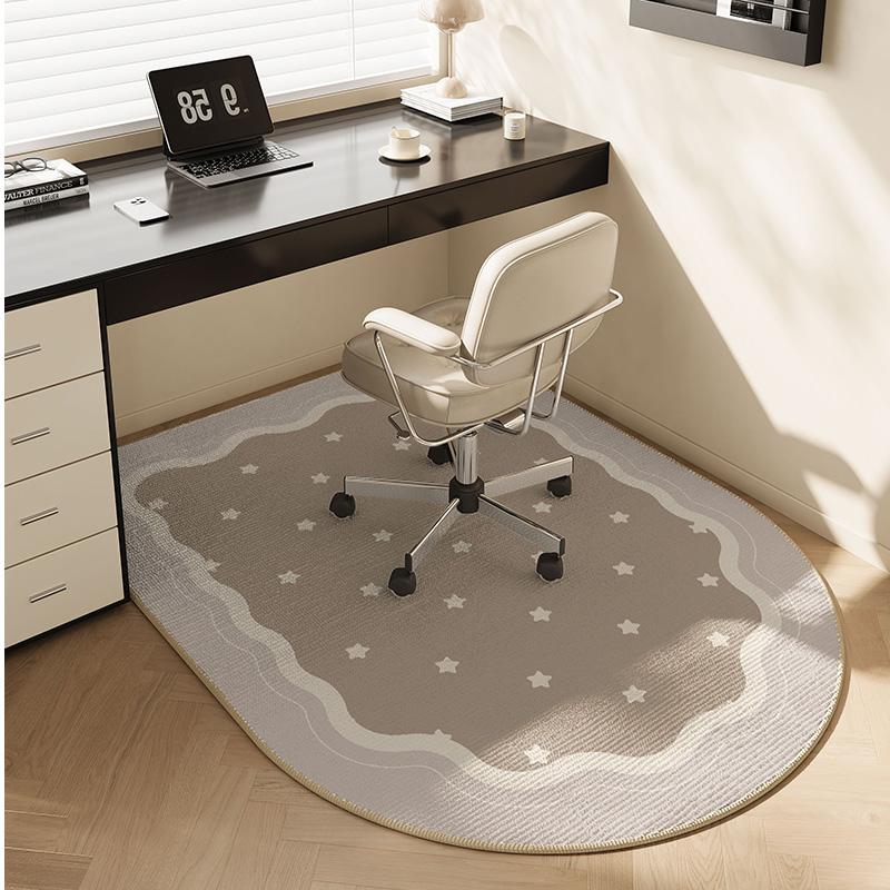 Computer Chair Floor Mat, Soft And Anti-Slip, Bedroom Dressing Table Carpet, Study Desk And Chair Mat, Home Decoration