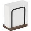 Mkono Napkin Holder for Table Wooden Paper Napkin Dispenser Servilletero for Kitchen Dining Room Cocktail Bar Party Outdoor, Brown