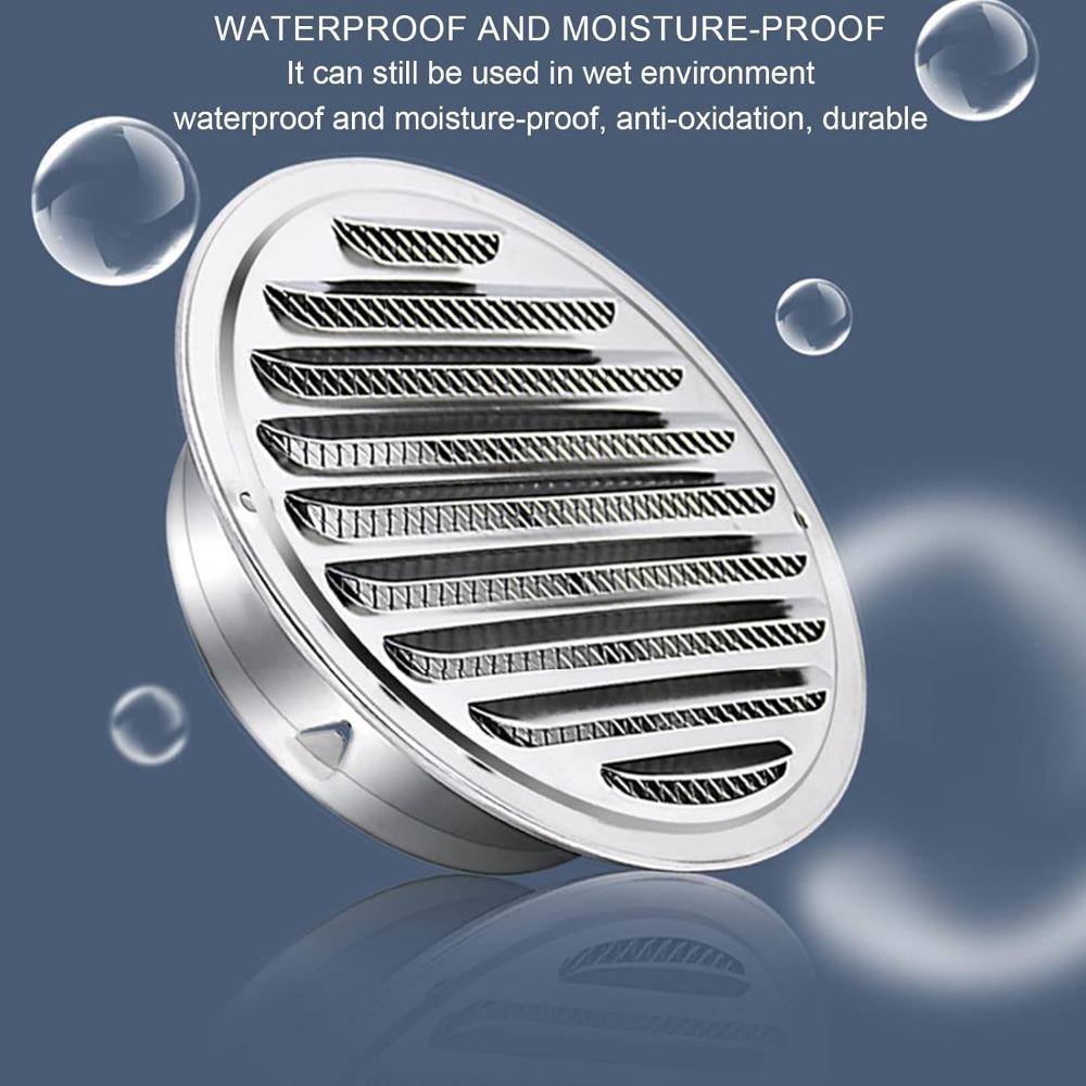 Ventilasjon Vindtett Hette Skorstein Luftbeskytter Baderom Avtrekksventiler Rørutløp Tilbehør Trippelvegghetter Regn 70mm