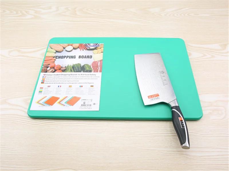Thickening Chelf Food Board Kitchen Household Polyethylene Resin Plastic Large Cutting Chopping Fruit Knife Bamboo Cutting Board