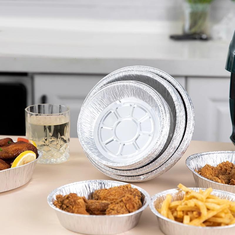 Horkovzdušná fritéza Hliníková fóliová forma Kuchyňské potřeby Nádoby na potraviny Čtvercový plech na troubu/BBQ Nepromastitelný Nepřilnavý Kuchyňské nástroje na pečení