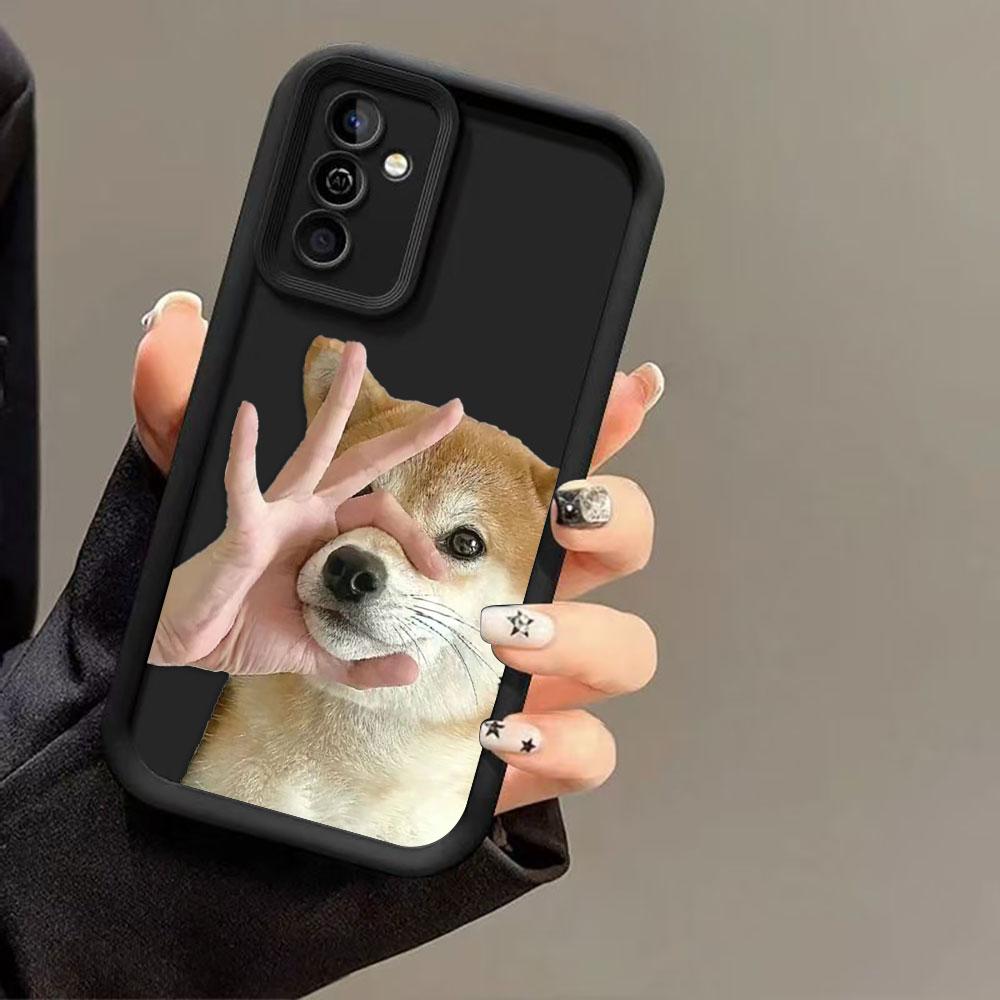 

Funny Cute Animal Dog Phone Case For Samsung A07 A50 A70 A03 A03S A04 A05 A05S A06 A11 A12 A10 M16 M15 M34 M51 M54 NOTE 20 Cover SamsungM155G