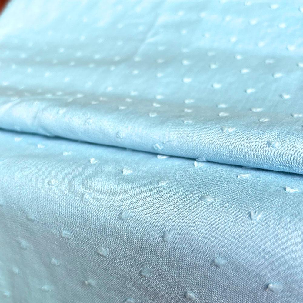 145x50cm Thin Transparent Solid Color Cut Flower Dot Jacquard Embroidery Cotton Sewing Fabric Making Doll Clothes Girl's Costume