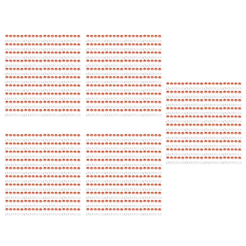 500 Sets 8mm Grommet Eyelet Kit Rust Prevention Metal Leather Grommets Kit Eyelets Tool Kit for Repairing Decorating
