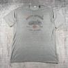 Harley Davidson Mens 2XL Gray Vtg Y2K Distressed Thunder Road Canada Biker Unisex T-Shirt