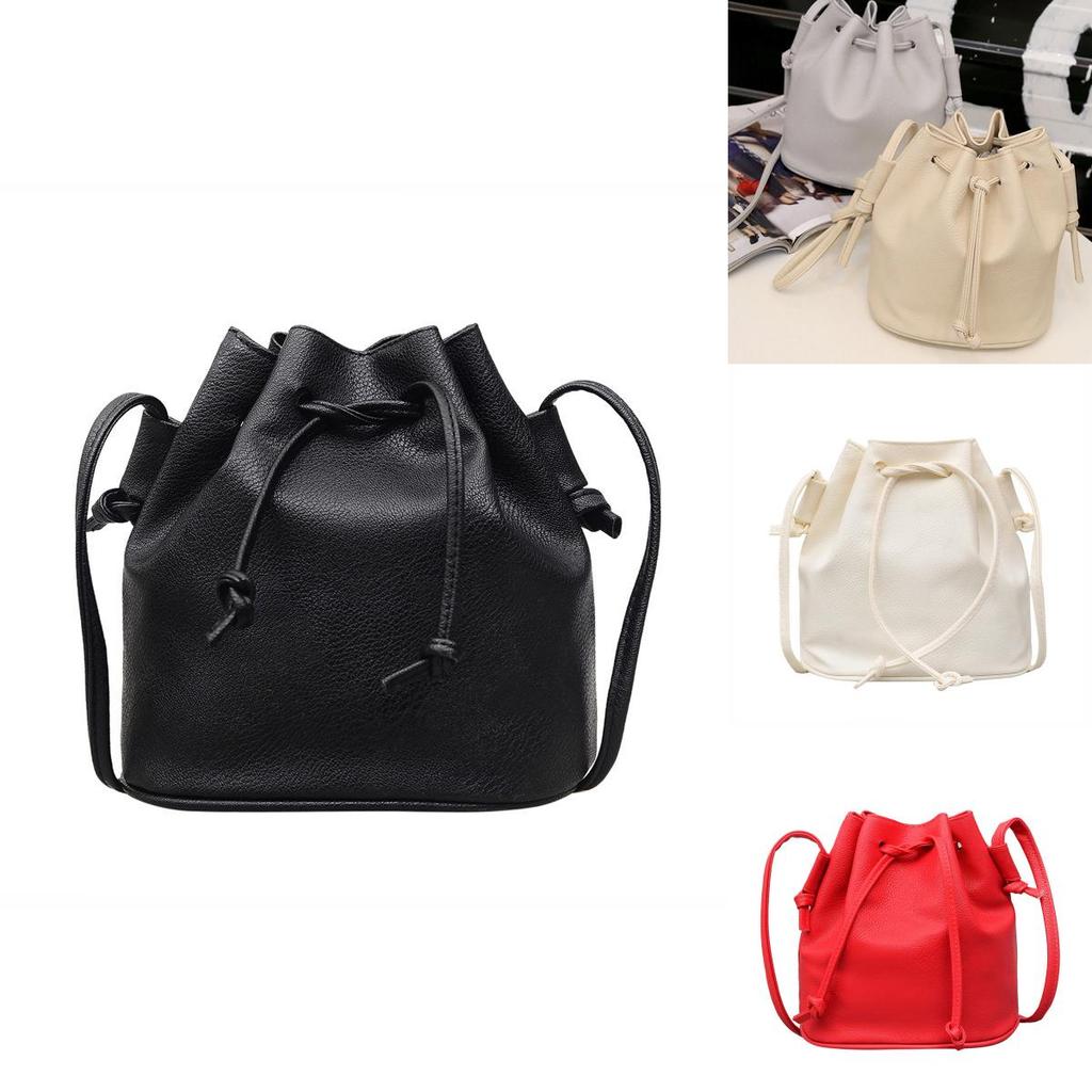 Elegant Hot Sale Women Handbag Small Bucket Shape Bags Pu Leather Shoulder Crossbody Bag With Timeless Design