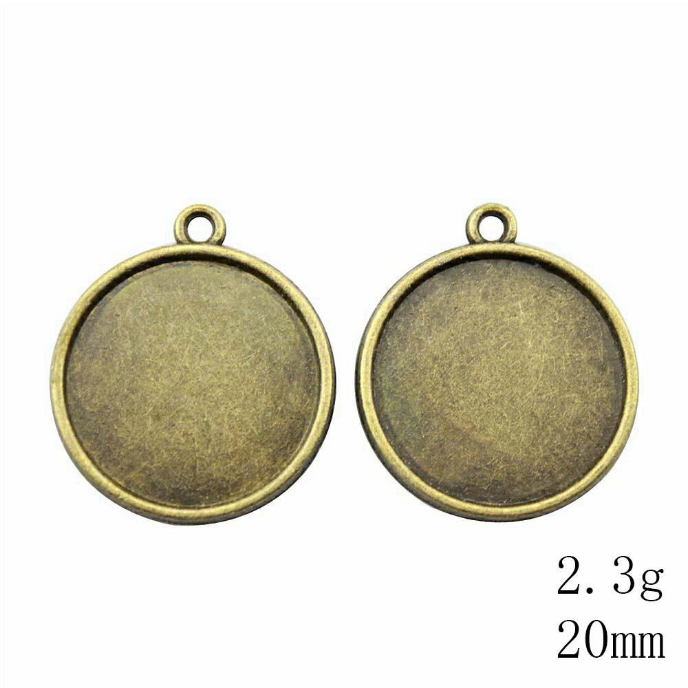Bijuterii și Accesorii de Ziua Mamei Potrivite pentru Cabochon de Sticlă Rotund 20mm Bază Setare Tavă Bezel Piese Accesorii Bijuterii Accesorii pentru Bărbați