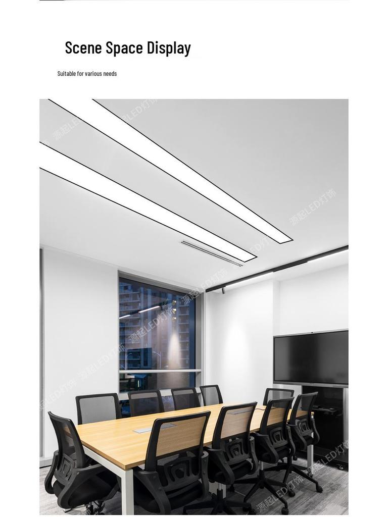 Embedded LED Ceiling Panel Light for Living Room, Office, or Conference Room
