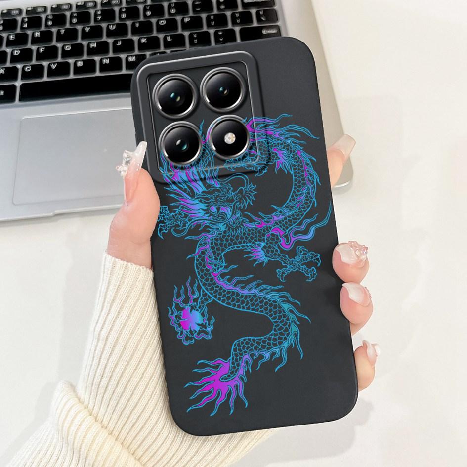 Für Xiaomi 14T Hülle 14T Pro Cover Süßer Cartoon-Panda Weiches Flüssigsilikon Stoßfest Funda Für Xiaomi 14T Pro Mi14TPro 5G Hülle