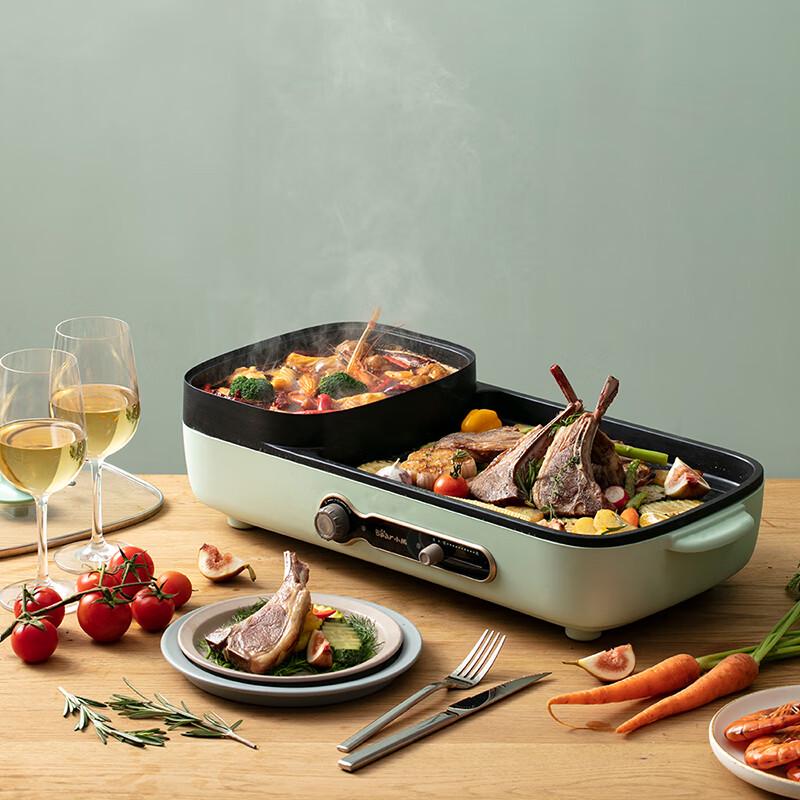 Bear Electric Grill & Hot Pot Combo CN plug (adapter included)