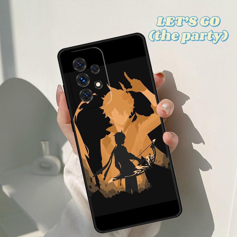 Genshin Impact phone case For Samsung Galaxy A42 A31 A40 A51 A71 A32 A80 A91 A52 A72 A73 A20e A21S A50 A70 A11 A12 Cover