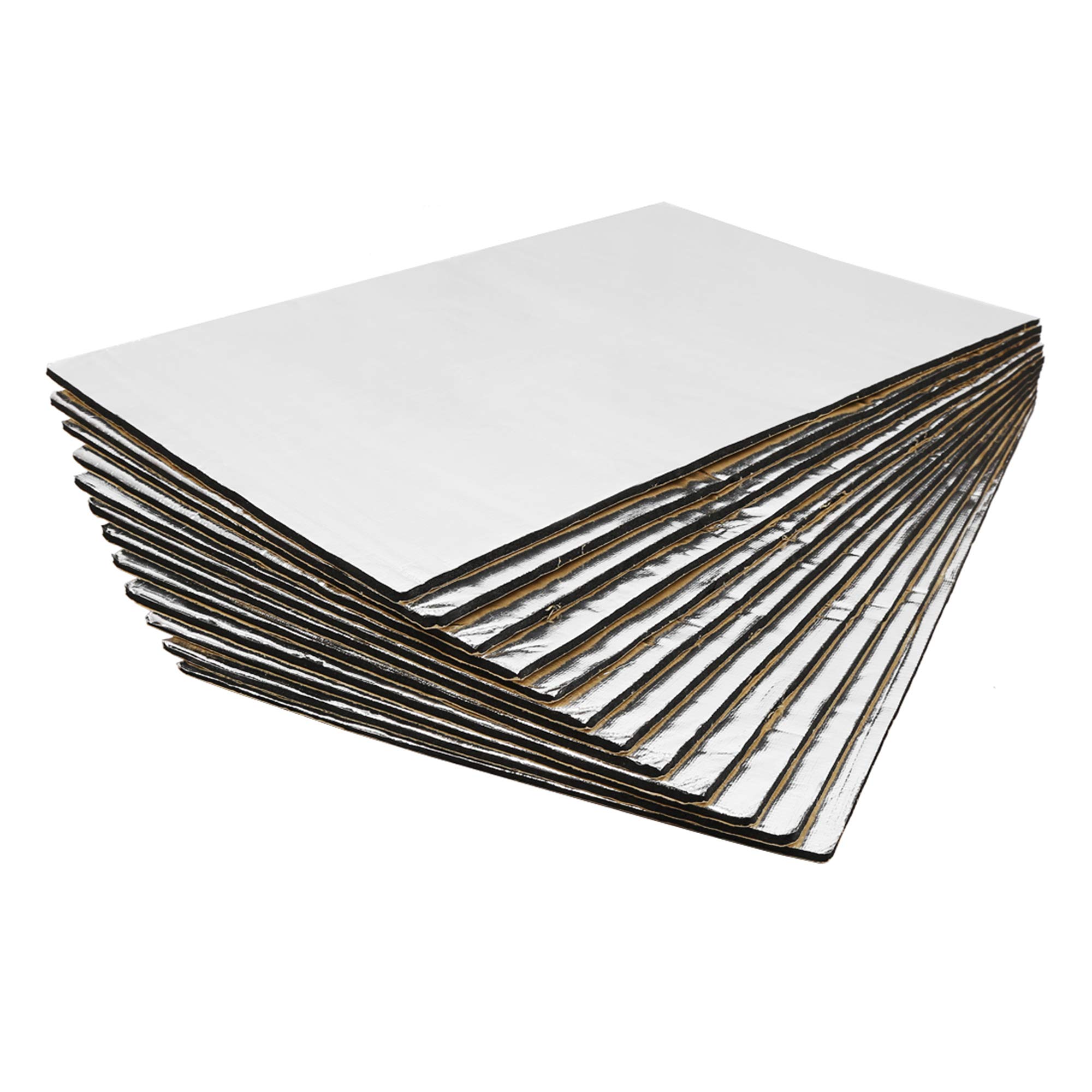 

uxcell Insulation Car Insulation Soundproofing Door Soundproofing Aluminum Foil Insulating and 5mm 12 for and Engine Mat, Sheet, Sound-Absorbing,