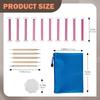 Flower Petal Tools for Dot Painting Dotting DIY Nail Art,Mandala Art Tool Glass