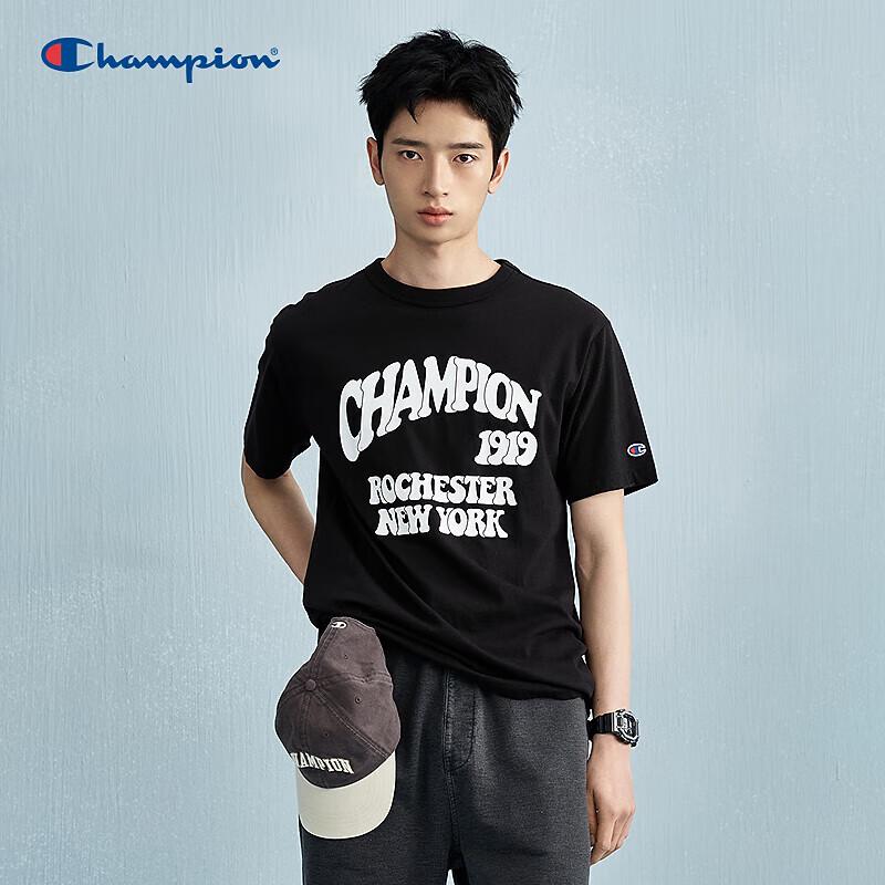 Champion Unisex Pure Cotton Print Short Sleeve T-Shirt M 2760₽