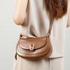 Rote Satteltasche Crossbody Leder Neu Damen Nische High-End Gefühl Ausländische weibliche Angestellte Kleine Tasche Handtasche