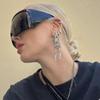 Futuristic Oversized One-Piece Punk Goggles Sunglasses