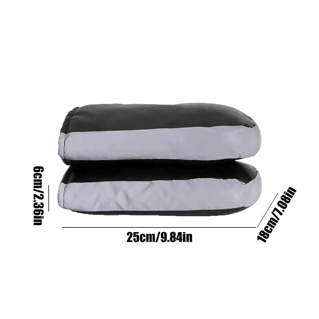 Motorcycle Handlebar Gloves Warm Soft Handlebar Muffs With Reflective Strip Waterproof Scooter Gloves For Snowmobile E-Bike