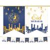 2025 Eid Mubarak Banners Ramadan Decoration For Home Bunting Garland Wall Hanging Islamic Muslim Eid Al Adha Gift Ramadan Kareem