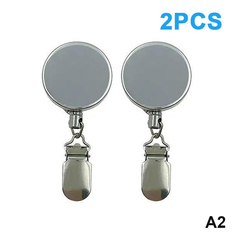 1/2/4Pcs Retractable Towel Rack Automatic Rebound No Drilling Self-Adhesive Wall-Mounted Hand Towel Holder With Strong Clips