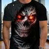 Men's Fashion 3D Printed Men's T-Shirt Round Neck Short Sleeve Trendy Street Wear