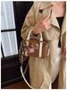 2025 Women's Cross-border Leather Boston Bag: Fashionable Cartoon Handbag & Single Shoulder Crossbody Bag
