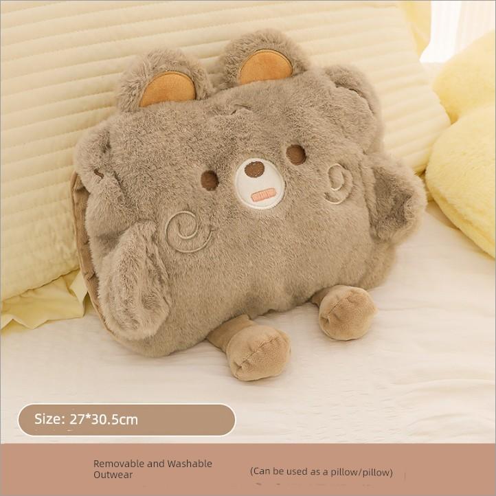 Hot Water Bag Charging Winter Cute Stuffed Hand Warmer Explosion-Proof Genuine Goods Hot-Water Bag Girls Belly Compress Electric Warmer
