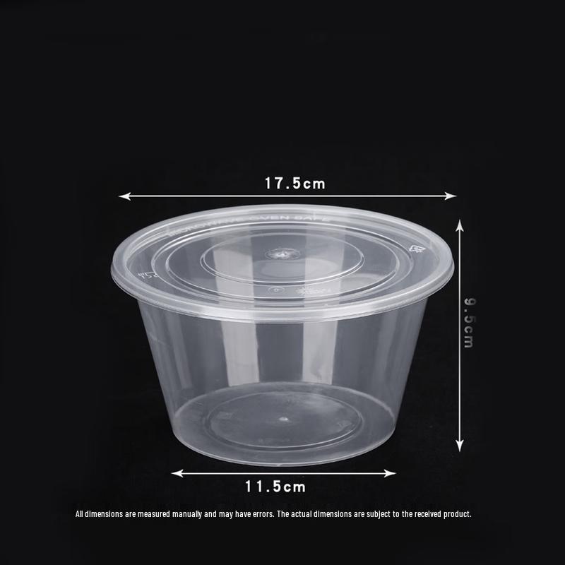 Disposable Microwaveable Round Food Containers