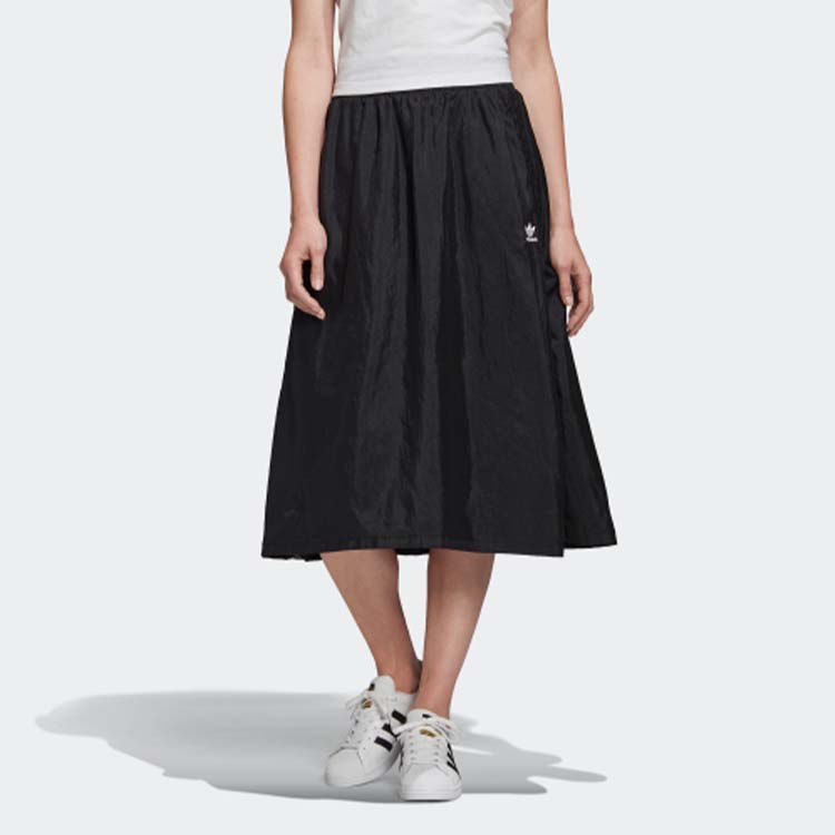 Women's Adidas Originals Casual Long Skirts Women's Black Moderate Mid-Length Other