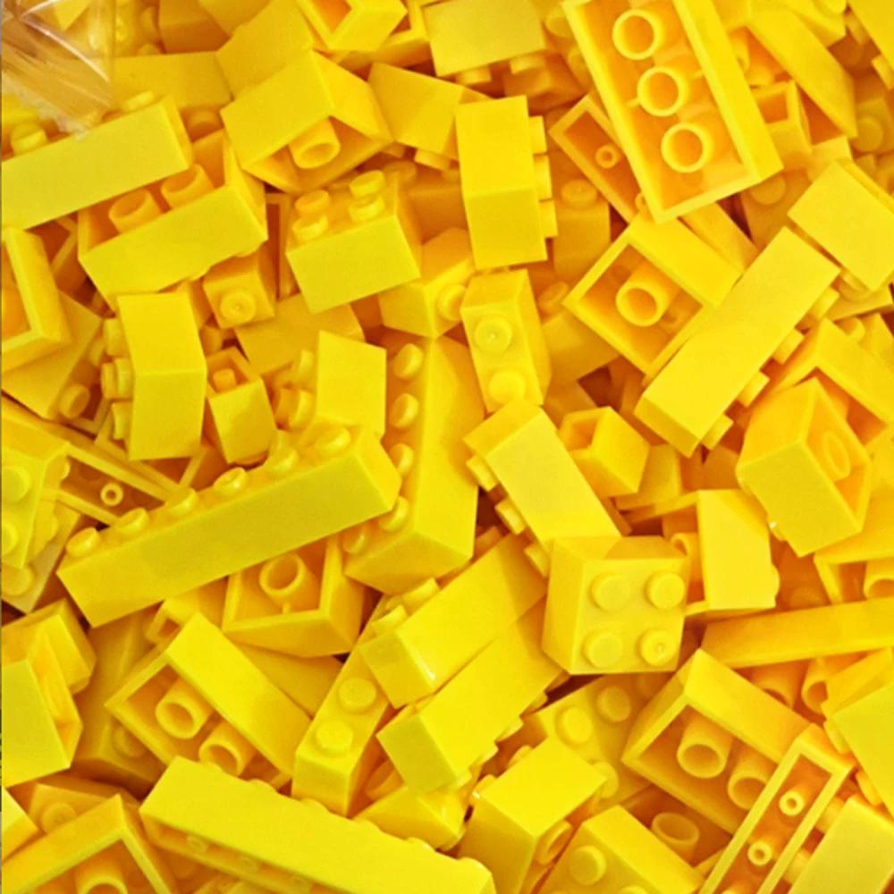 125g/250g DIY Bausteine Großpackung Bunte Klassische Steine Kreative Stadtmontage Lernspielzeug für Kinder