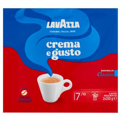 Ground Coffee Caffe' Crema E Gusto Classico 2x250g - Lavazza