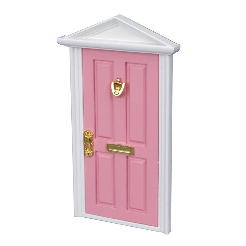 1:12 Mini Dollhouse Furniture Accessories - Colored Spire Villa Door Simulation Hardware