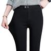 Plus Velvet High Waist Slimming Black Leggings - Women's 2025 Versatile Pencil Pants