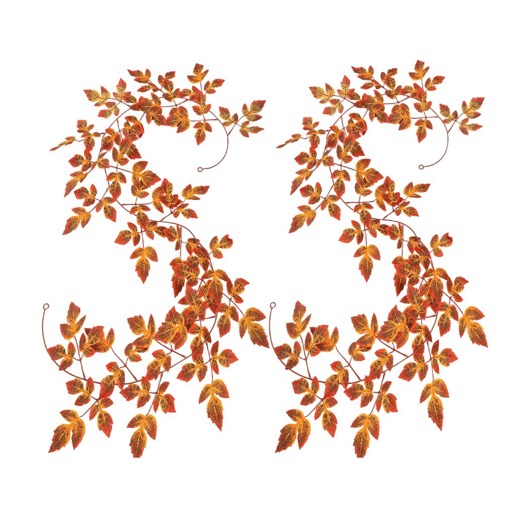Artificial Maple and Leaf Branches for Thanksgiving Halloween Home Decor