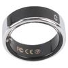 Smart Ring Silver Step Counter Splash Proof Smart Fitness Ring with APP Display Screen Touch Keys fo