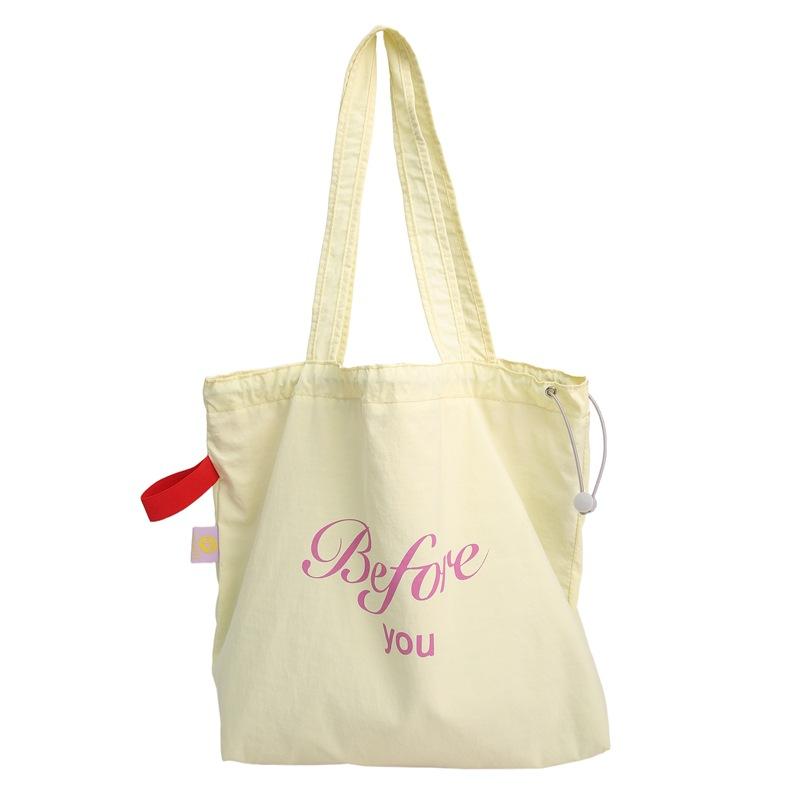 Spring and summer new nylon shoulder bag women's bag lazy wind tote bag large capacity shopping bag commuter bag