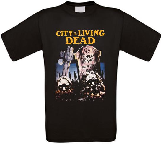 City of the Living Dead Bell Rope Cult Movie T-Shirt All Sizes L