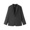Casual Sports Series Classic Series Woven Simple Comfortable Long Sleeve Suit Men Suits Deep-Night-Black L225M018-03B6