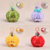 Fruit Plush Keychain With Peel Design For Girls And Boys Bag Decoration
