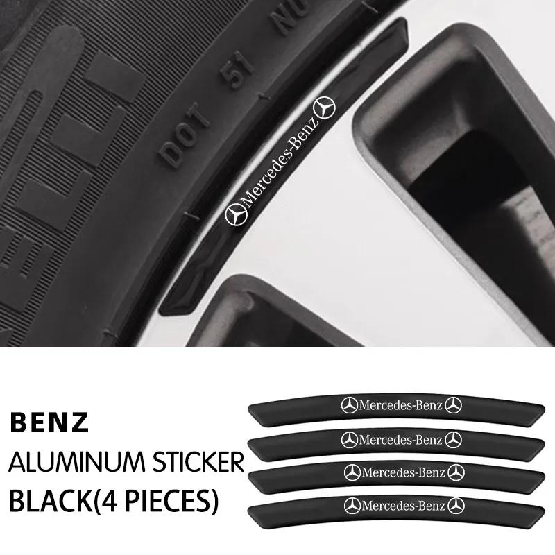 

GLC GLB 4Pcs Wheel Hub Stickers Wheel Rims Decoration Strips for MERCEDES BENZ W203 W204 W205 W206 W209 W210 W211 W212 W213 W17