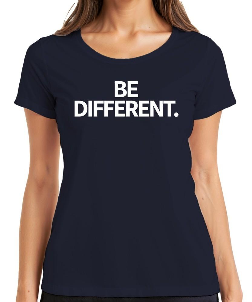 Be Different Stateunisext White Text Minimalist Gift Unisexs Tshirt S