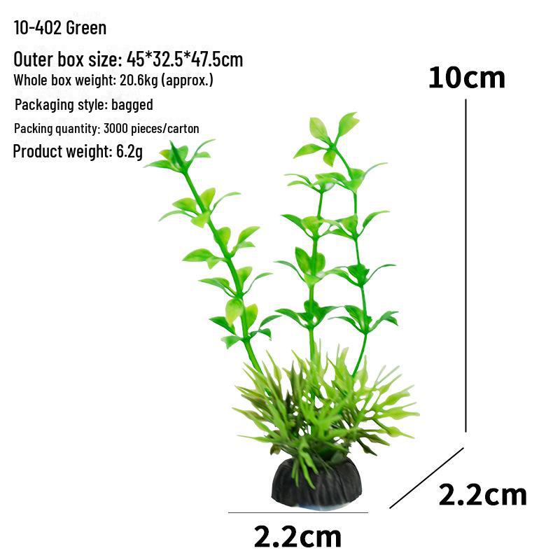 Aquarium Decor: Artificial Plants & Flowers for Fish Tank Landscaping (10-4 Series)