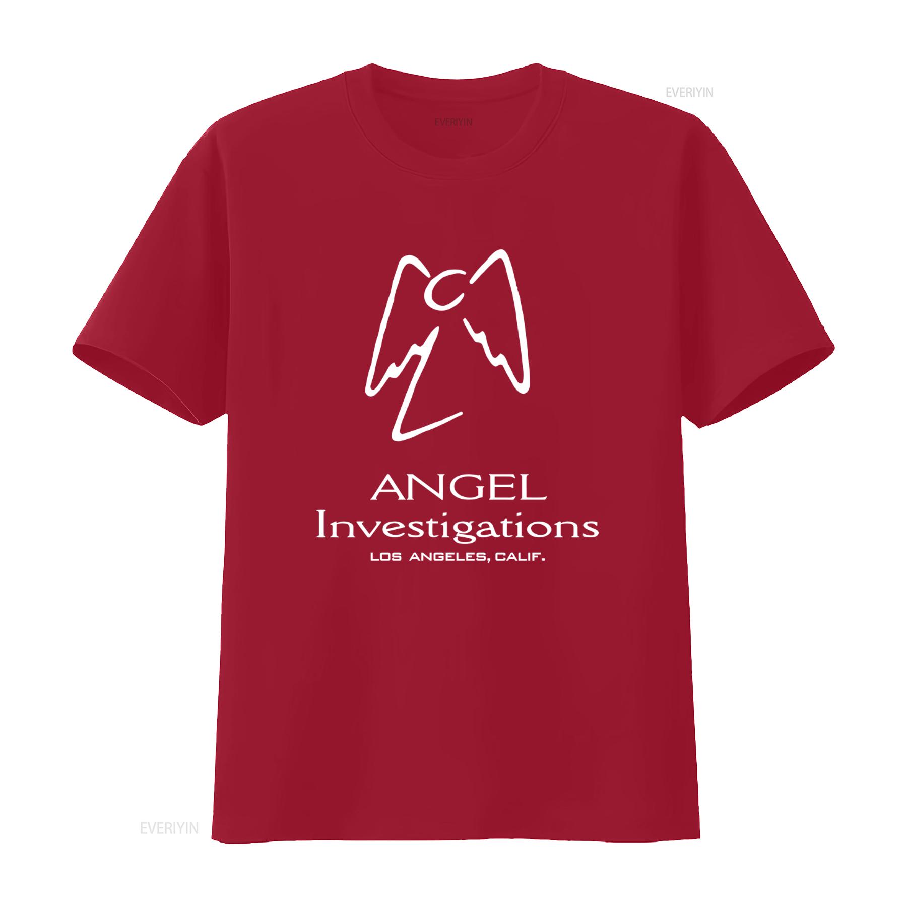 Angel Investigations Los Angeles CA Buffy Vampire T shirt 100 Cotton High Quality vintage Washed Soft fashion designer clothes S