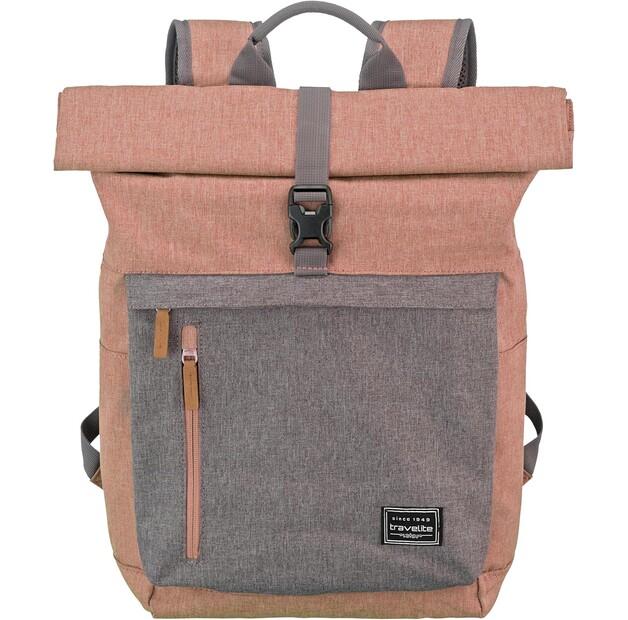 

Рюкзак Travelite Basics Rollup 35 rosa/grau (096310-17)